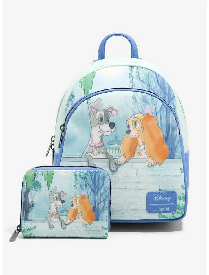 New 🎉 Loungefly Disney Lady And The Tramp Gaze Mini Zipper Wallet ✨ - Image 4