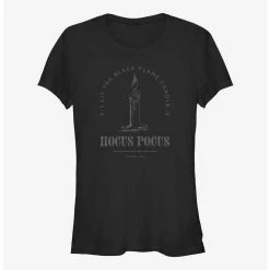 Best reviews of 🥰 Disney Hocus Pocus Black Candle 👧 Girls T-Shirt ✨