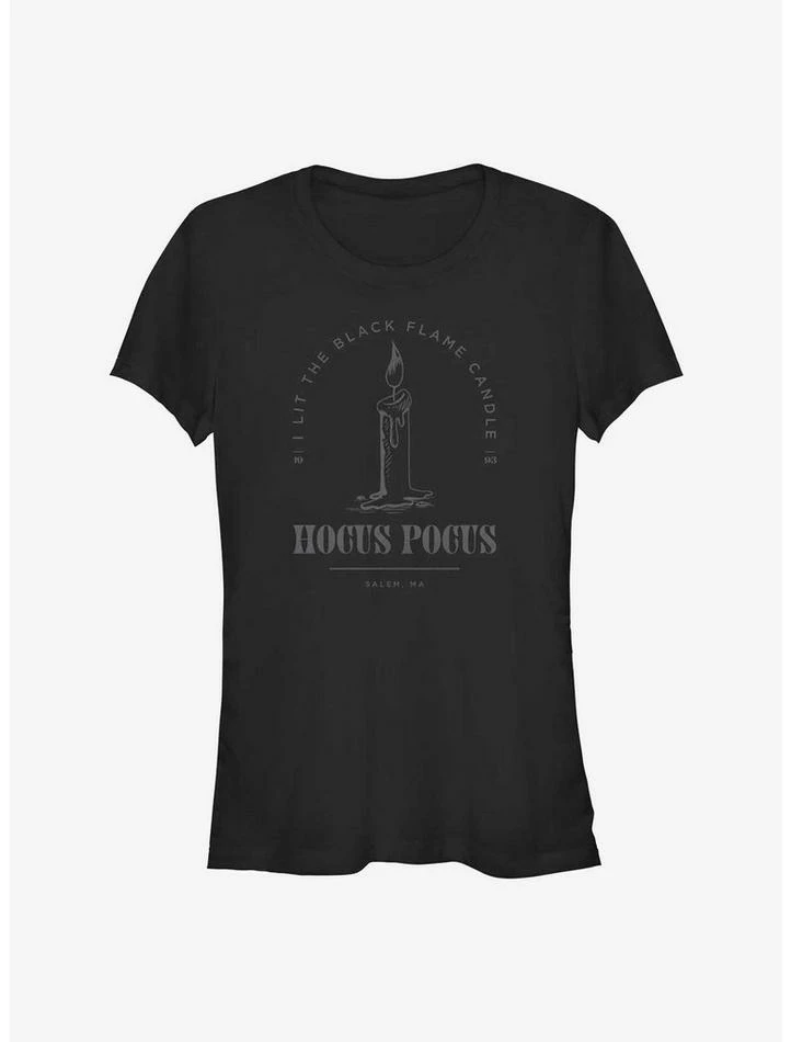 Best reviews of 🥰 Disney Hocus Pocus Black Candle 👧 Girls T-Shirt ✨