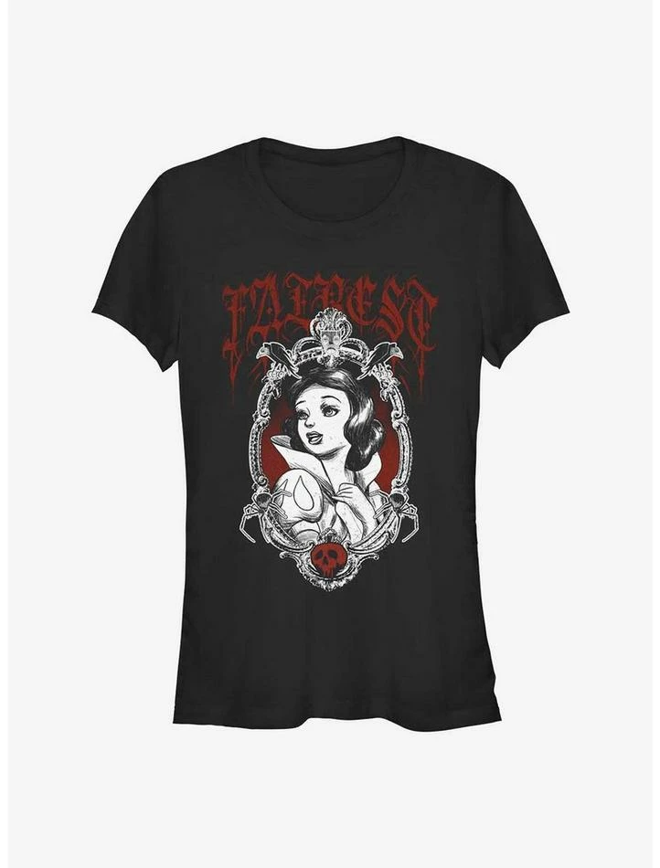 New ๐ Disney Snow White and the Seven Dwarfs Fairest ๐ง Girls T-Shirt ๐