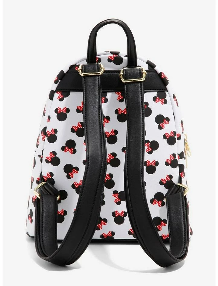 Buy โ Loungefly Disney Minnie Mouse Heads Mini ๐ Backpack โ๏ธ - Image 3