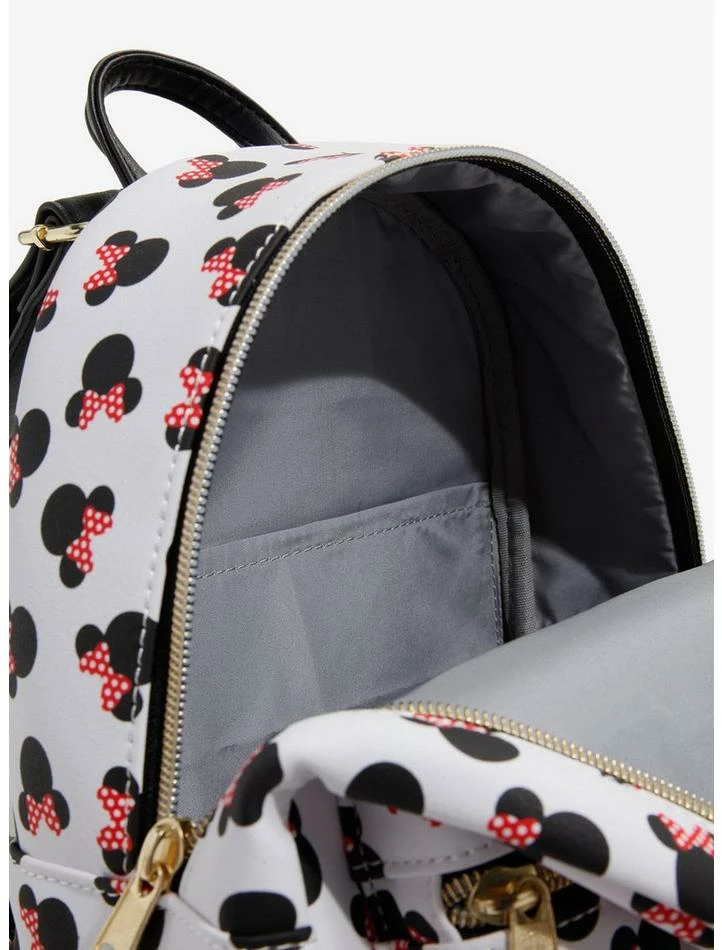 Buy โ Loungefly Disney Minnie Mouse Heads Mini ๐ Backpack โ๏ธ - Image 4