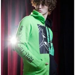 Best Pirce ⭐ The Nightmare Before 🎄 Christmas Oogie Boogie Split Hoodie ✔️