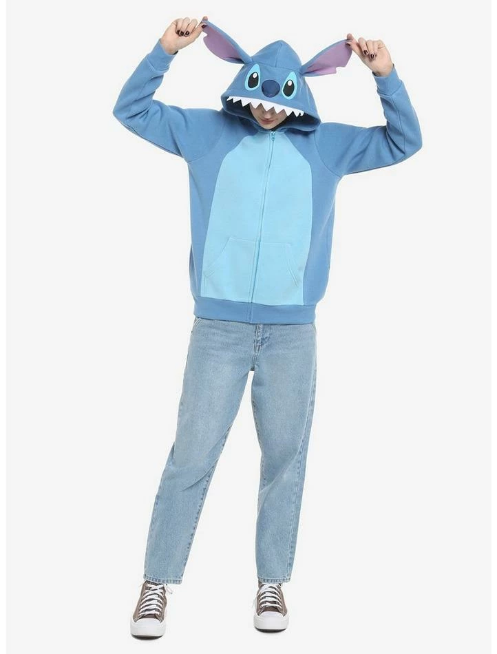 Best Pirce 💯 Disney Lilo & Stich Ears 👧 Girls Hoodie ✔️ - Image 2