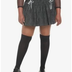 Best reviews of 🥰 The Nightmare Before 🔔 Christmas Jack Stripe 👗 Skirt Plus Size 🔔