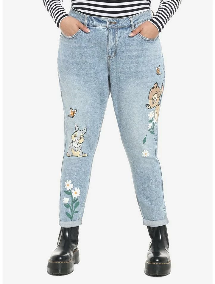 Budget 🤩 Disney Bambi & Thumper Mom 👖 Jeans Plus Size 🤩
