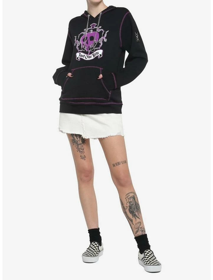 Buy ๐งจ Disney Villains Snow White And The Seven Dwarfs Just One Bite ๐ง Girls Hoodie ๐ - Image 2