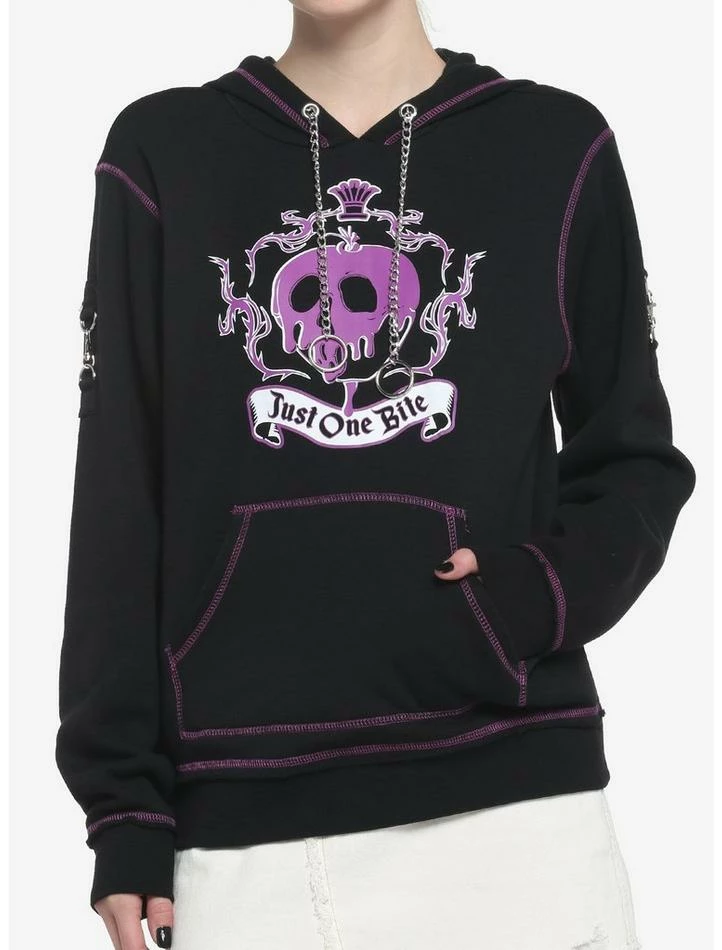 Buy ๐งจ Disney Villains Snow White And The Seven Dwarfs Just One Bite ๐ง Girls Hoodie ๐