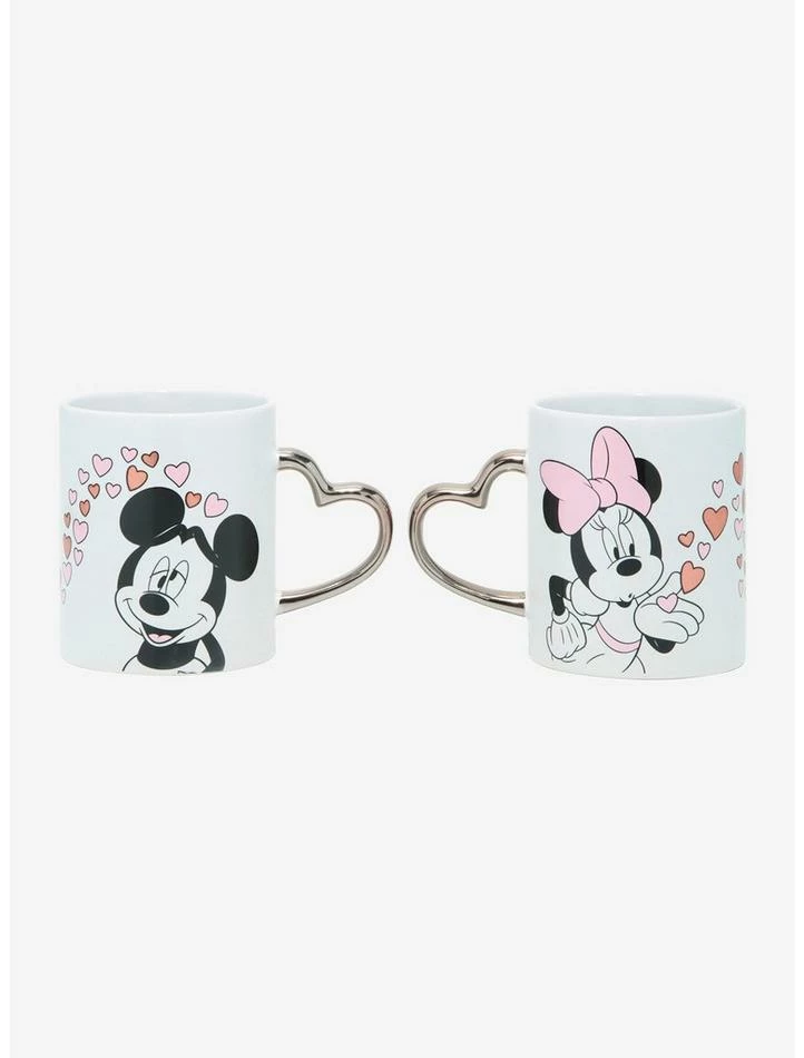 Deals 🛒 Disney Mickey Mouse & Minnie Mouse Heart Mug Set 👏 - Image 2