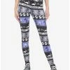 Buy ⌛ The Nightmare Before 🎅 Christmas Fair Isle Leggings 🔥
