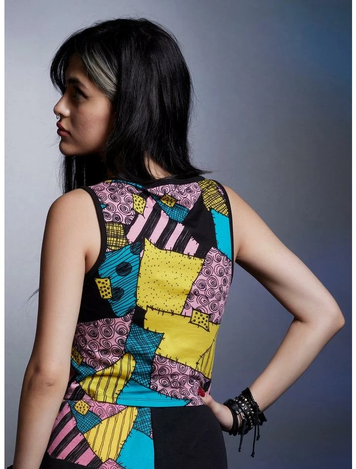 Hot Sale ⌛ The Nightmare Before 🎄 Christmas Sally 👧 Girls Crop Tank Top 👍 - Image 3