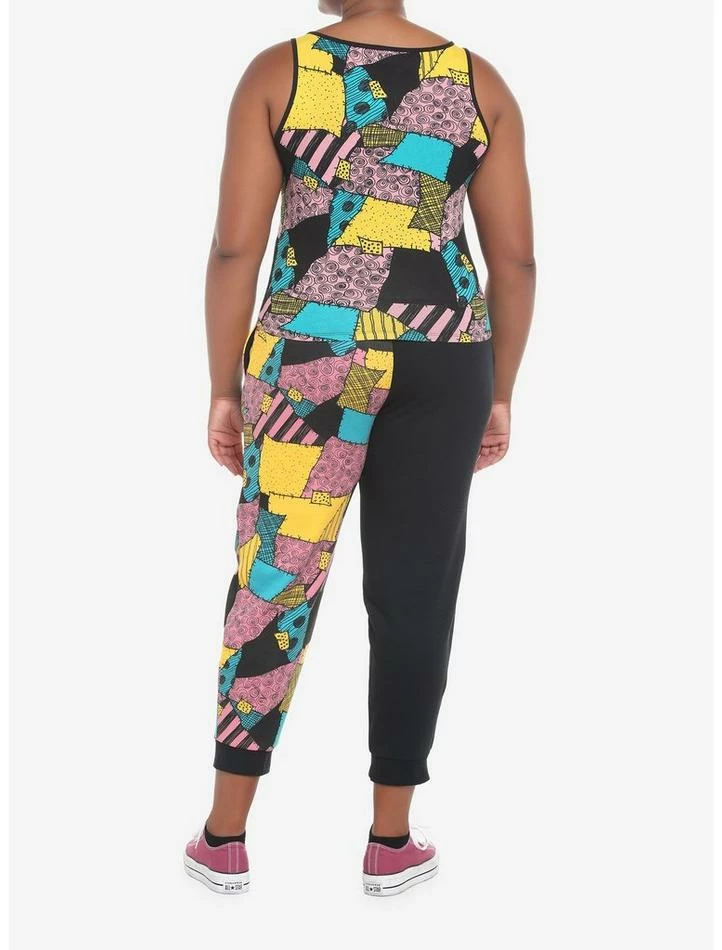 Deals ๐ The Nightmare Before ๐ Christmas Sally ๐ง Girls Crop Tank Top Plus Size ๐ - Image 3