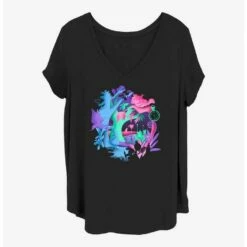 Coupon 🔥 Disney Alice In Wonderland Chaos Wonderland 👧 Girls T-Shirt Plus Size 😍