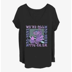 Buy ❤️ Disney Alice In Wonderland Mad Here Trip 👧 Girls T-Shirt Plus Size 🧨