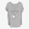 New 🤩 Disney Daisy Duck Pretty Daisy 👧 Girls T-Shirt Plus Size ❤️