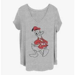 Buy 🎁 Disney Donald Duck Holiday Duck 👧 Girls T-Shirt Plus Size ✔️