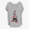 Best Pirce 👍 Disney Goofy Holiday Goofy 👧 Girls T-Shirt Plus Size 🎉
