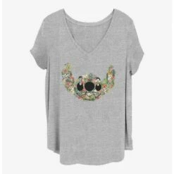 Promo ⭐ Disney Lilo & Stitch Flower Boy 👧 Girls T-Shirt Plus Size ✔️