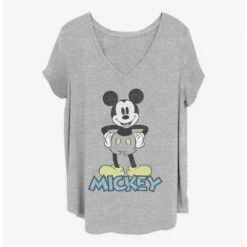 Flash Sale 🛒 Disney Mickey Mouse 90S Mickey 👧 Girls T-Shirt Plus Size 😍