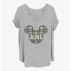 Buy 🥰 Disney Mickey Mouse Aunt Holiday Patch 👧 Girls T-Shirt Plus Size 😀