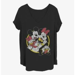 Cheapest 😀 Disney Mickey Mouse Disney Group 👧 Girls T-Shirt Plus Size ❤️