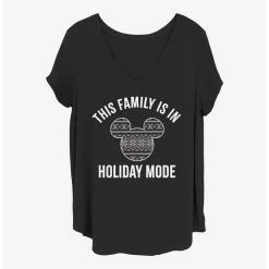 Coupon 👏 Disney Mickey Mouse Family Holiday Mode 👧 Girls T-Shirt Plus Size 🥰
