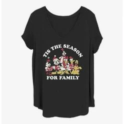 Budget 👏 Disney Mickey Mouse Family Season 👧 Girls T-Shirt Plus Size 🧨