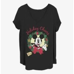 Buy ❤️ Disney Mickey Mouse Holiday Cheer Mom 👧 Girls T-Shirt Plus Size 🛒
