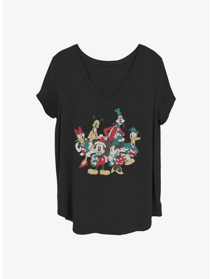 Cheap โจ Disney Mickey Mouse Holiday Group ๐ง Girls T-Shirt Plus Size ๐