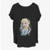 Best deal 🔔 Disney Frozen Elsa Swirl 👧 Girls T-Shirt Plus Size 🛒