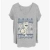 Best Pirce ⭐ Disney Frozen Hooray Snow 👧 Girls T-Shirt Plus Size 🥰