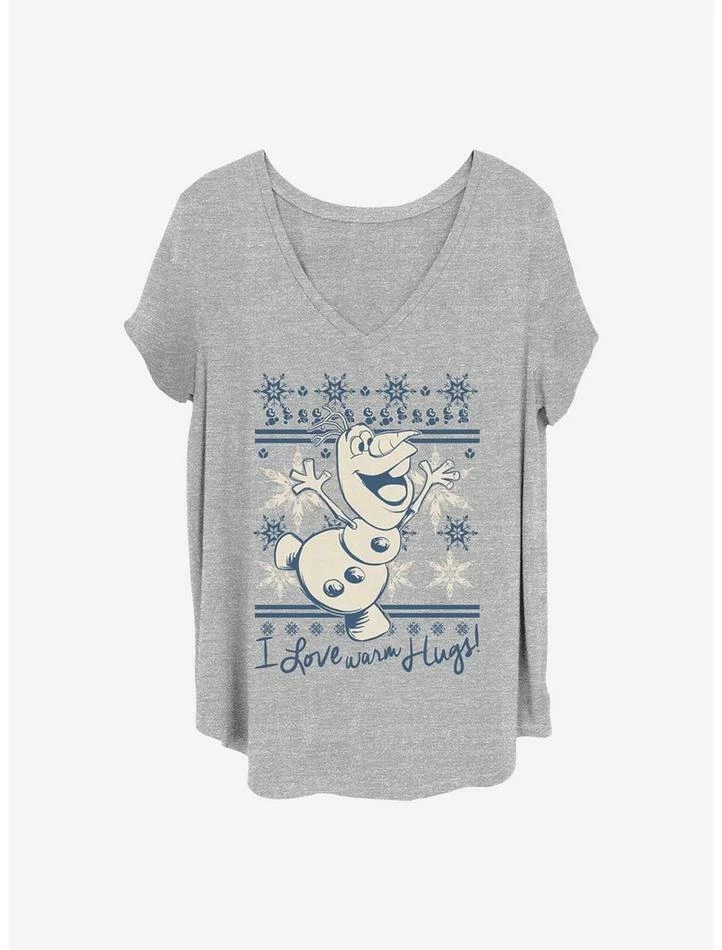 Best Pirce ⭐ Disney Frozen Hooray Snow 👧 Girls T-Shirt Plus Size 🥰