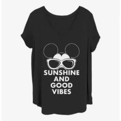 Cheap ⭐ Disney Mickey Mouse Mickey Sunshine 👧 Girls T-Shirt Plus Size 🎁