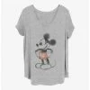 Hot Sale 😀 Disney Mickey Mouse Mickey Watery 👧 Girls T-Shirt Plus Size 🎉
