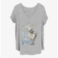 Cheap 😀 Disney Frozen Olaf Season 👧 Girls T-Shirt Plus Size 😉