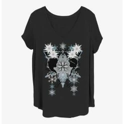 Promo 👏 Disney Frozen Snowflake Boho 👧 Girls T-Shirt Plus Size 🌟