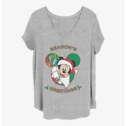 Budget 🔥 Disney Mickey Mouse Mickeys Greeting 👧 Girls T-Shirt Plus Size 🎉
