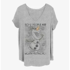 Buy ⌛ Disney Frozen Worth The Melt 👧 Girls T-Shirt Plus Size 👏