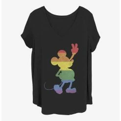 Cheapest ❤️ Disney Mickey Mouse Pride Mickey 👧 Girls T-Shirt Plus Size 🥰