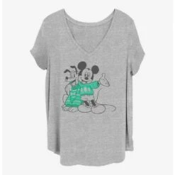 Hot Sale 🥰 Disney Mickey Mouse Sweater Pals 👧 Girls T-Shirt Plus Size 🛒