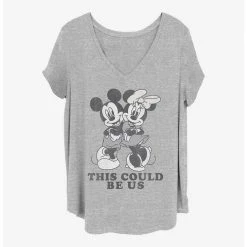 Coupon 🛒 Disney Mickey Mouse Could Be Us 👧 Girls T-Shirt Plus Size 😀