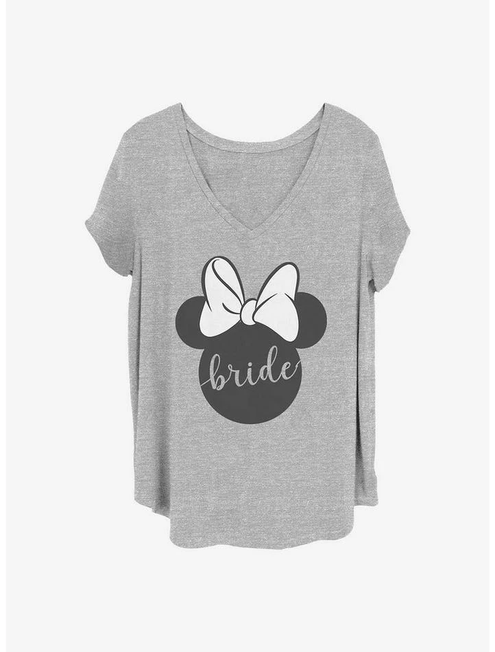 Best Sale โญ Disney Minnie Mouse Bow Bride ๐ง Girls T-Shirt Plus Size ๐