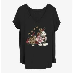 Best Sale 🛒 Disney Mickey Mouse New Year Mickey 👧 Girls T-Shirt Plus Size 🌟