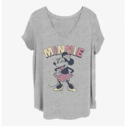 Coupon ⌛ Disney Minnie Mouse Minnie Sass 👧 Girls T-Shirt Plus Size 🧨