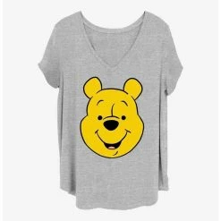 Hot Sale 👏 Disney Winnie The Pooh Big Face 👧 Girls T-Shirt Plus Size 😀