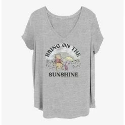 Hot Sale ⭐ Disney Winnie The Pooh Bring On The Sunshine 👧 Girls T-Shirt Plus Size 🥰