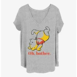 Outlet 🎁 Disney Winnie The Pooh Oh Bother Bear 👧 Girls T-Shirt Plus Size ⌛