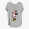 Deals ❤️ Disney Minnie Mouse Traditional Minnie 👧 Girls T-Shirt Plus Size ⭐