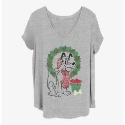 Outlet 👍 Disney Pluto 🔔 Christmas Pluto 👧 Girls T-Shirt Plus Size 😉