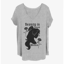 Best deal 🥰 Disney Beauty and the Beast Belle Within 👧 Girls T-Shirt Plus Size 😍
